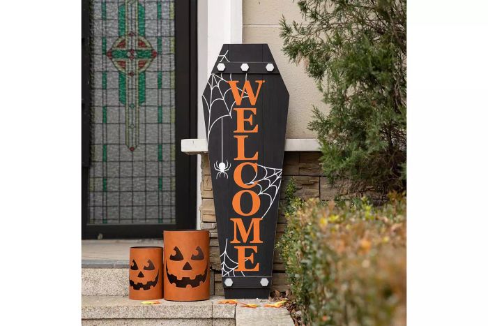 coffin sign for porch