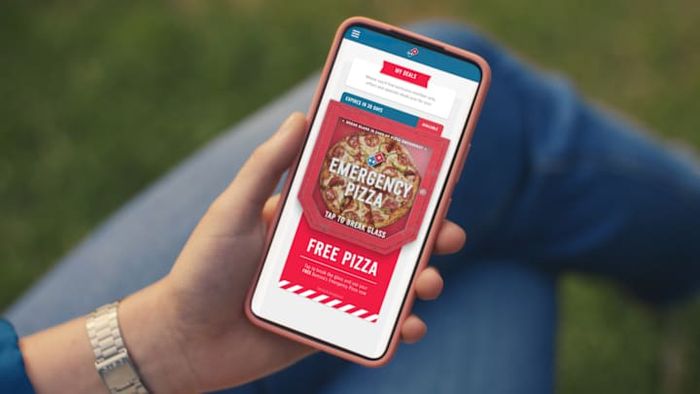 Domino’s aims to deliver a pizza precisely when you need it most.