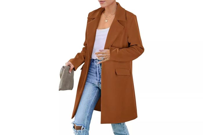 PrettyGarden Long Blazer Jacket