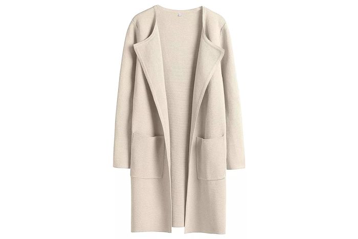 ANRABESS Women's Open Front Knit Lightweight Cardigan