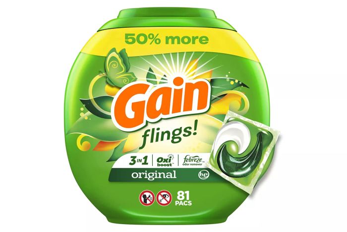 Gain Original Flings Laundry Detergent Pods