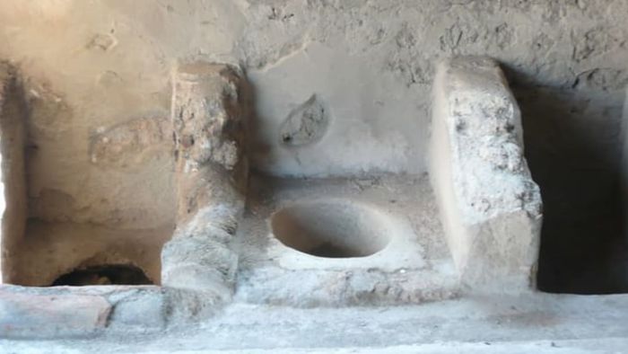 Laundry workers in ancient Rome cleaned clothing using a combination of urine and clay in these stalls.