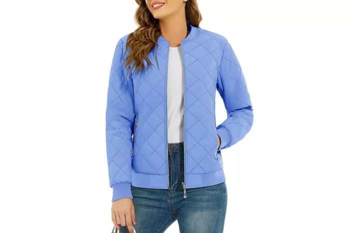 TACVASEN Women's Diamond Quilted Jacket