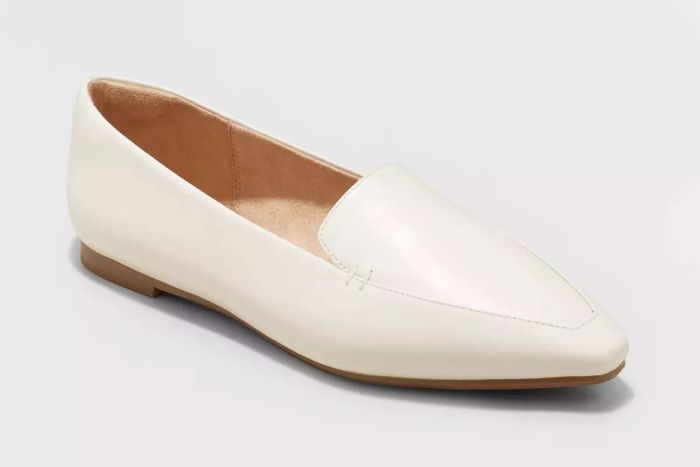 Loafers with memory foam insole
