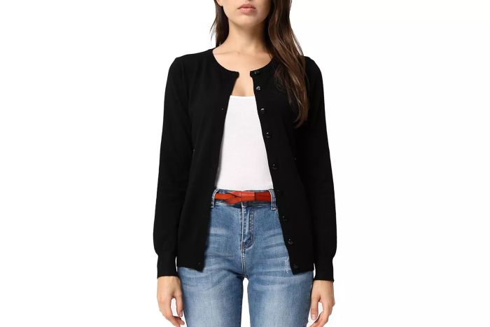 Amazon GRACE KARIN Long Sleeve Button-Down Cardigan