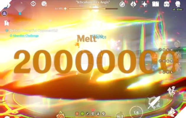 Game thủ Genshin Impact đã chính thức phá vỡ giới hạn sát thương mới.