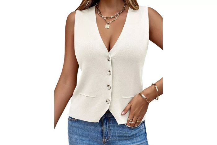 Saodimallsu Sleeveless Sweater Vest