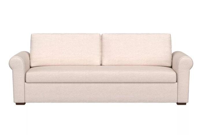 Pottery Barn Shasta Roll Arm Upholstered Storage Futon