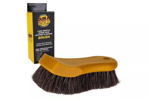 Dura-Gold Long Bristle Horse Hair Leather Cleaning Brush