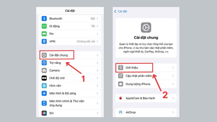 Kiểm tra pin iPhone đã được thay thế hay chưa qua cập nhật phần mềm iOS, bước 2