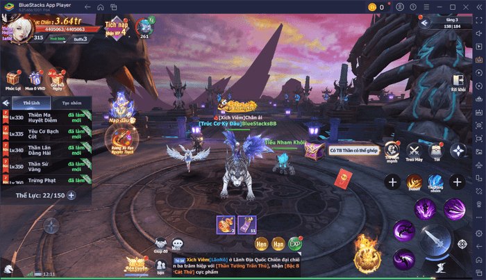 Tận dụng những tính năng của BlueStacks để trải nghiệm Tiên Tôn: Cùng Phượng Đồng Hành trên PC một cách hiệu quả.