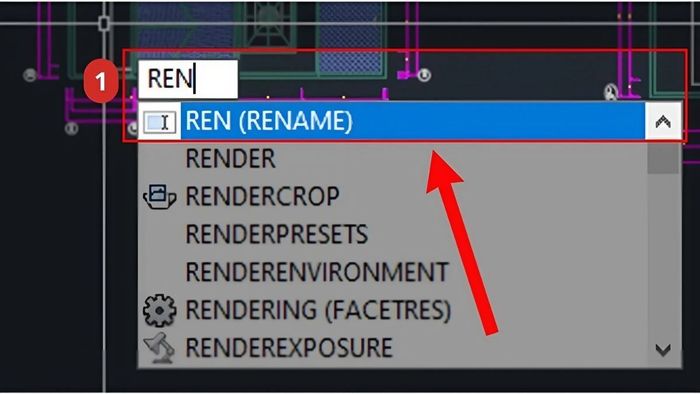 lệnh đổi tên block trong cad