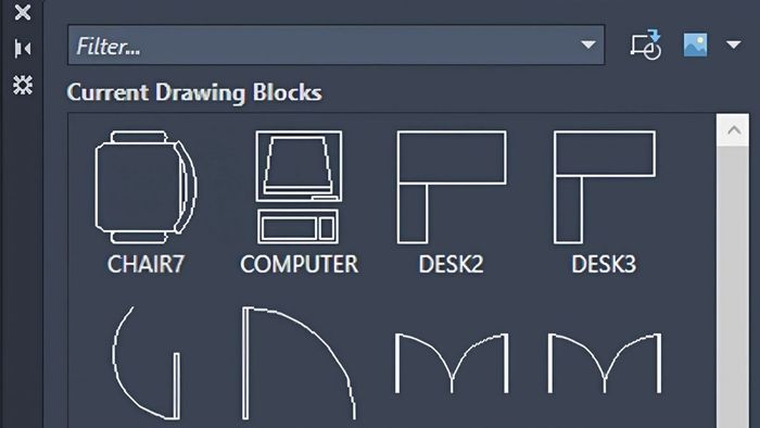 đổi tên block trong cad