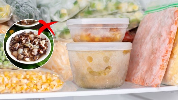 Không bảo quản thịt đông trong ngăn đá