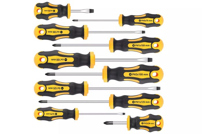 Amartisan 10-Piece Magnetic Screwdriver Set