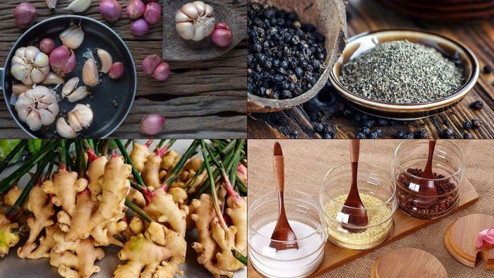 Chuẩn bị nguyên liệu để nấu thịt đông
