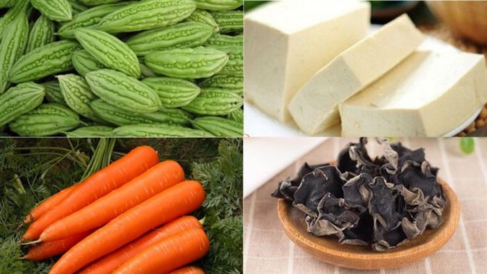 Các nguyên liệu chay dễ tìm