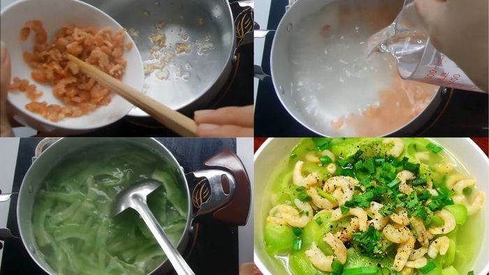 Cách nấu canh khổ qua nấu tôm thật đơn giản