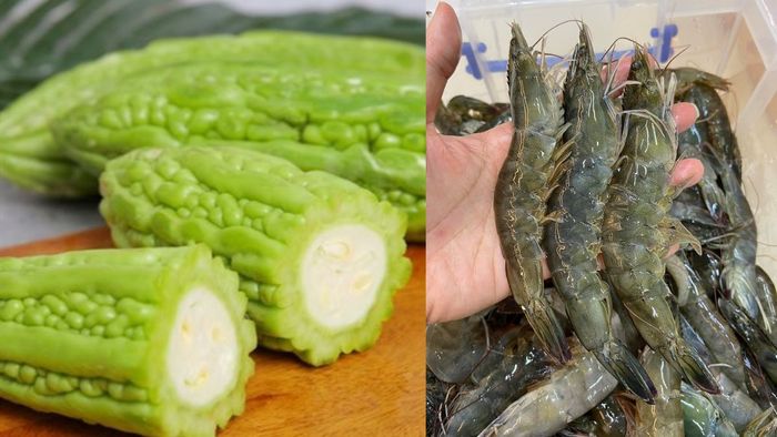 Nguyên liệu cần có cho món canh khổ qua nấu tôm