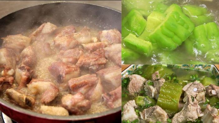 Các bước nấu khổ qua sườn non thật đơn giản