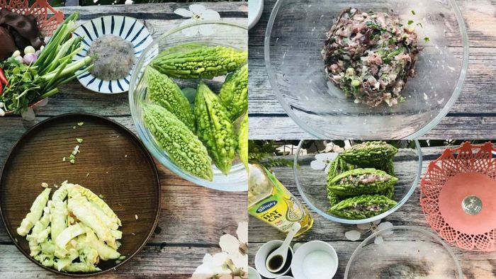 Quy trình sơ chế khổ qua nhồi thịt cực kỳ đơn giản