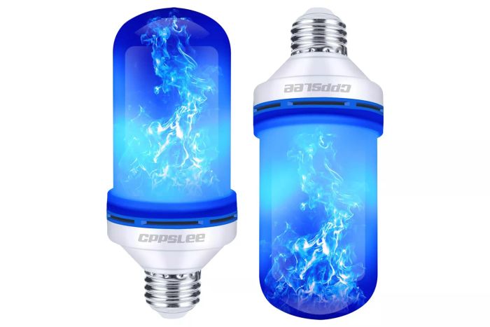 CPPSLEE LED Flame Light Bulbs with 4 Flickering Modes