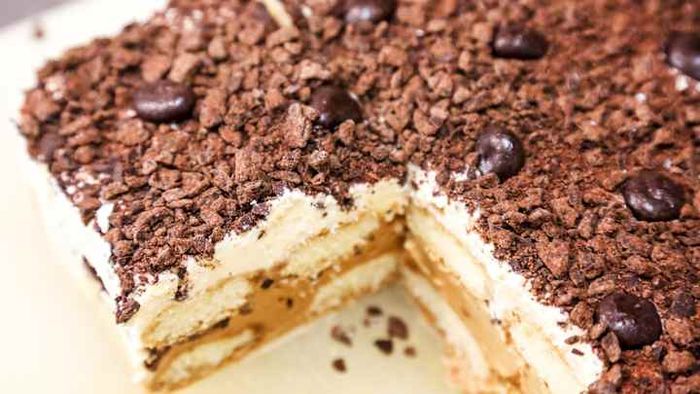Ice cream tiramisu at its finest.
