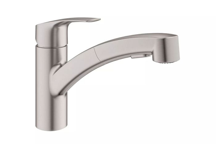Grohe 30306DC1 Eurosmart Dual Spray Pull-Out Kitchen Faucet with Sprayer