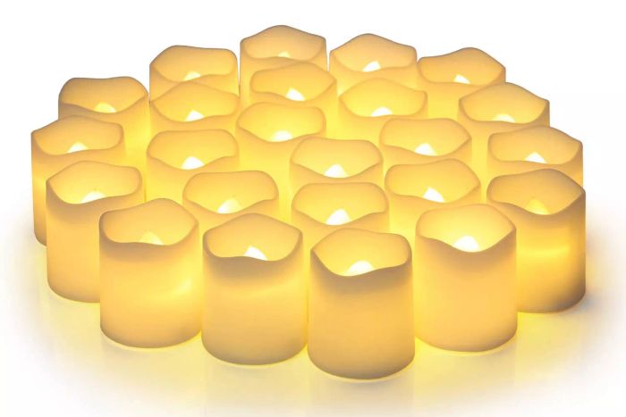 SHYMERY Flameless Votive Candle Set