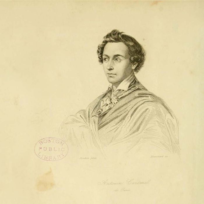 Marie-Antoine Carême (1784-1833). Artist: Steuben, Charles de (1788-1856)