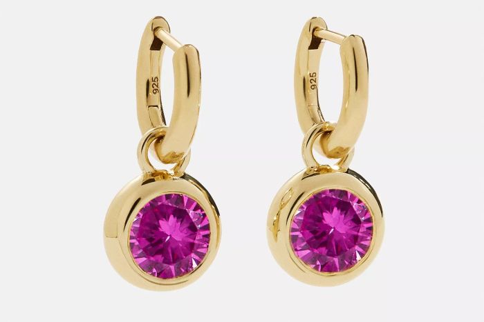 Baublebar 18K Gold Birthstone Drop Earrings