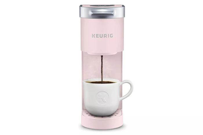 Amazon Keurig K-Mini Single Serve K-Cup Pod Coffee Maker, Dusty Rose