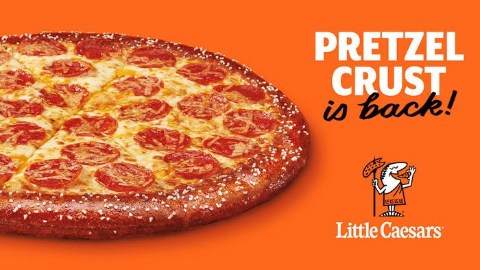 Little Caesars' iconic Pretzel Crust Pizza is making its much-awaited return.