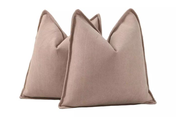 Textured Chenille Throw Pillow Covers by MADIZZ