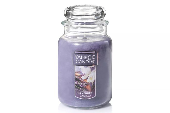 Yankee Candle Lavender Vanilla Scented, Classic 22oz Large