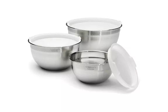 Cuisinart CTG-00-SMB Stainless Steel Mixing Bowls with Lids