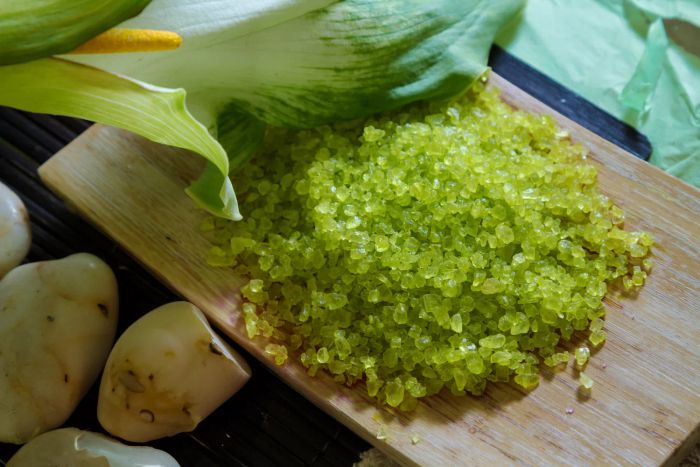 plants with epsom salt nearby