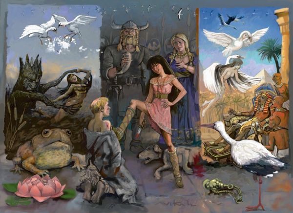 Mural of the Marsh King