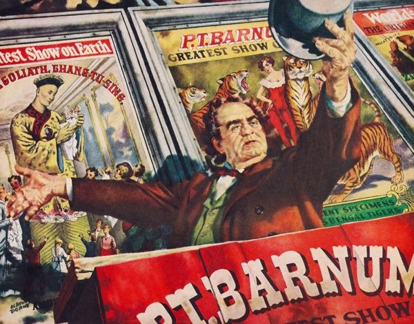 PT Barnum Poster