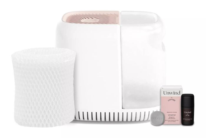 Canopy Bedside Humidifier, Pink Humidifier