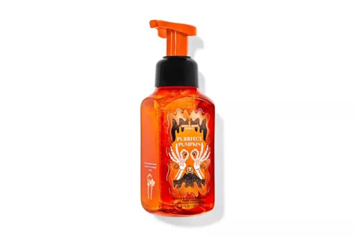 bath and body works pumpkin clean foaming hand soap