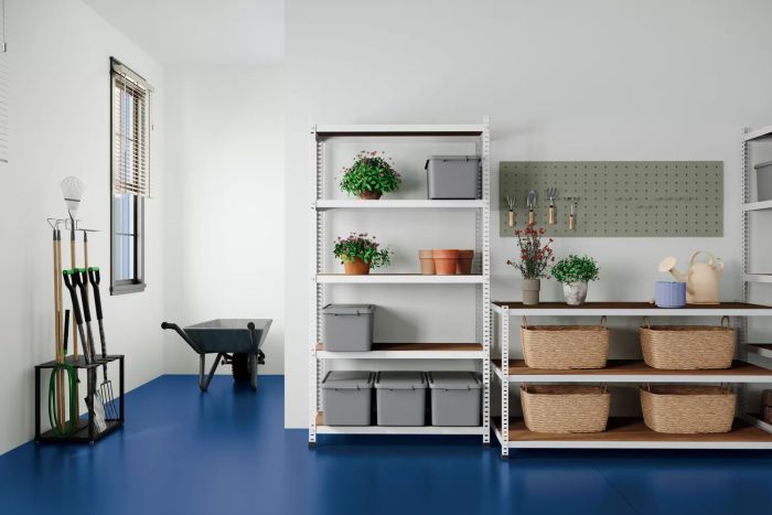 Blue Flooring