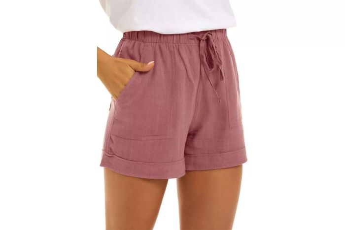 Amazon KINGFEN Women Casual Shorts