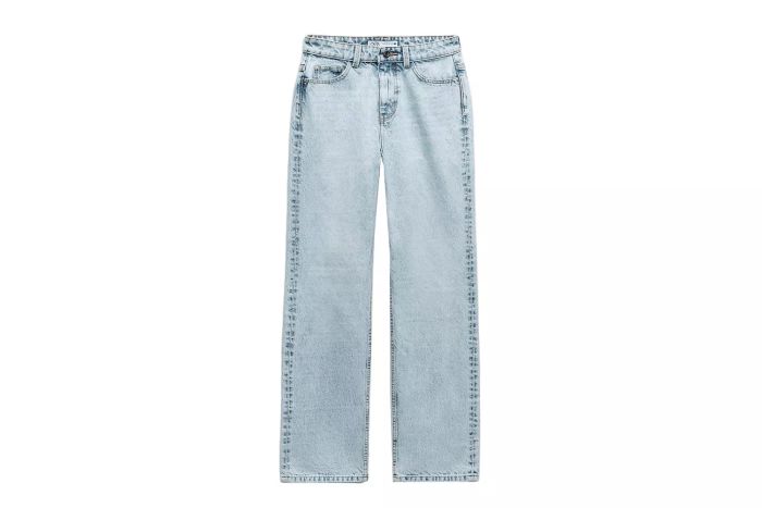 Zara High-Waisted Full Length Z1975 Straight Leg Jeans