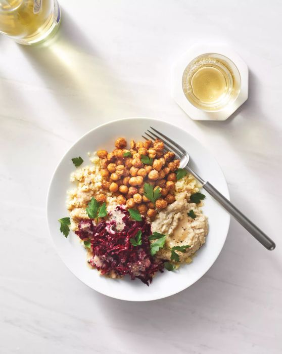 Crunchy Mediterranean Chickpea Bowl