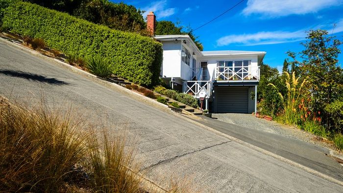 living on a road with a dramatically sharp slope