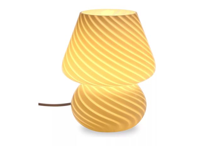 mushroom lampglass table bedside lamp