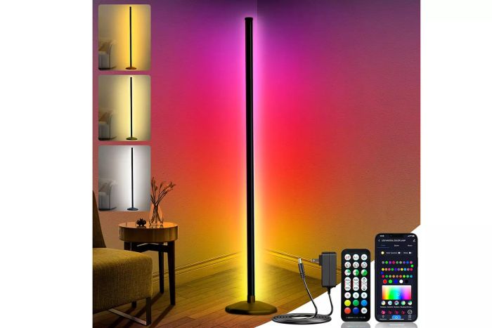 corner floor led lamp