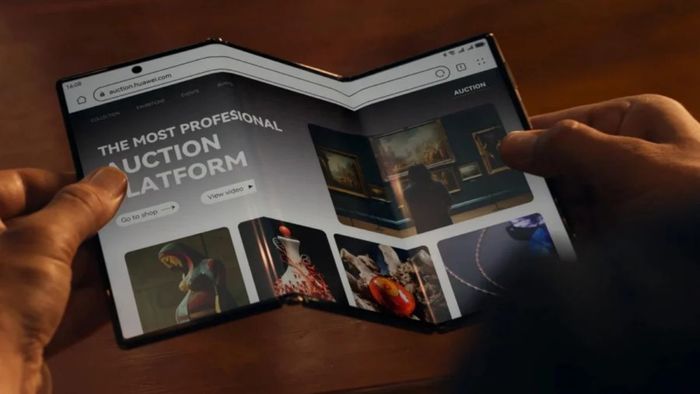 Khác với Huawei Mate XT, Samsung được cho là sẽ áp dụng một cơ chế gập khác nhằm tăng cường độ bền cho sản phẩm.
