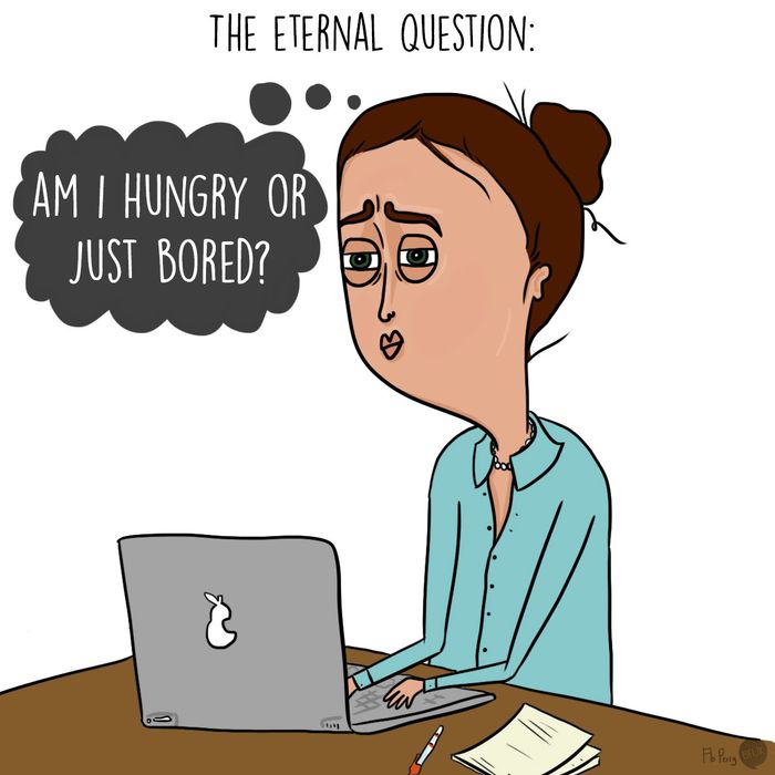 A cartoon showing a woman wondering,